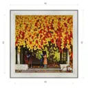 Картина в раме Декор депо Константин Малютин "Ботсад. В беседке" E20 46x46 см без стекла