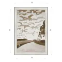 Картина в раме Декор депо Константин Малютин "Облака над дорогой" E20 66x46 см без стекла