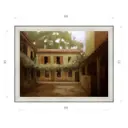 Картина в раме Декор депо Константин Малютин "Внутренний двор" E20 51x66 см без стекла