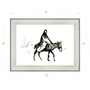 Картина в раме Декор депо Константин Малютин "На ишаке" E20 31x41 см без стекла