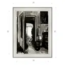 Картина в раме Декор депо Константин Малютин "Интерьер с велосипедом" E20 46x36 см без стекла