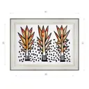 Картина в раме Декор депо Константин Малютин "Условная флора 1" E20 31x41 см без стекла