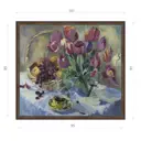 Картина в раме Декор депо Ксения Черномор "Утренний кофе" E21 91x101 см без стекла