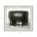 Картина в раме Декор депо Константин Малютин "Беседка в Ботаническом саду зимой" E20 36x41 см без стекла