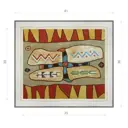 Картина в раме Декор депо Константин Малютин "Волшебные камни шамана" E20 36x41 см без стекла