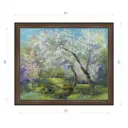 Картина в раме Декор депо Ксения Черномор "Яблони в цвету" E21 51x61 см без стекла