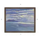 Картина в раме Декор депо Ксения Черномор "Мыс Меганом. Крым" E21 66x81 см без стекла