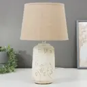 Настольная лампа Risalux 16352/1 E14 40Вт бело-бежевый 22x22x36 см