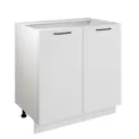 Напольный шкаф Клик мебель Simple 80x82x51 см ЛДСП цвет белый