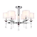 Светильник подвесной хрустальный Ambrella Light TR4533 6 ламп 26 м² цвет хром