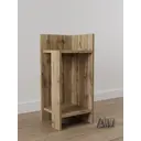 Тумба прикроватная Ам мебель 27x60x25 см 1 ящик дерево цвет дуб
