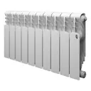 Радиатор Royal thermo Revolution 350/80 биметалл 10 секций боковое подключение цвет белый
