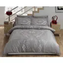 Комплект постельного белья Tac Satin Delux 4245-00686, евро, сатин, серый