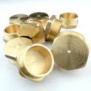 Заглушка Boutte 1" НР латунь 10 шт