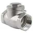 Клапан обратный поворотный Dn.ru-SCV-316 1 1/2″ Ду40 Ру16 резьбовой нержавеющая сталь