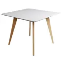 Стол прямоугольный R-Home Лунд 86x74.50x86 см МДФ цвет белый/бук