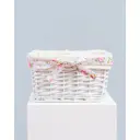 Корзина Storidea 25x18x35 см ива цвет белый