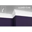 Плинтус потолочный Solid UHD 2000x23x48мм белый, 6 шт