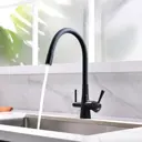 Араластырғыш асүйлік Lemark Comfort биіктігі 46.9 см иілгіш ағызғышпен түсі қара