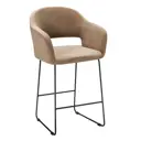 Кухонный стул R-home Oscar diag 97x59x60 см велюр цвет бежевый