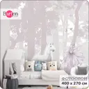 Фотообои флизелиновые Bartonwall 400x270 см Принцесса Единорог K25904