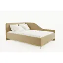 Кровать угловая левая Costa Сюита 90x200 см велюр цвет бежевый