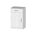 Тумба Furnistyle Лайф 10892 55x90x40 см ЛДСП цвет северное дерево/белый