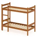 Кровать Solarius Dvuh100200olha 100x200 см массив сосны цвет ольха