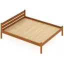 Кровать Solarius 160klolha-190-full 160x190 см массив сосны цвет ольха
