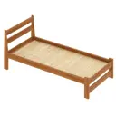 Кровать Solarius 80molha-190-full 80x190 см массив сосны цвет ольха