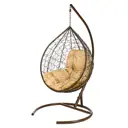 Кресло подвесное Bigarden Tropica brown Y0069(BR) 1-но местные до 120 кг коричневый