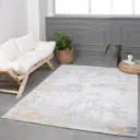 Ковер полиэстер Inspire Breeze 5623А 80x150 см прямоугольный цвет светло-серый