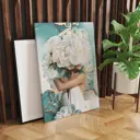 Картина на холсте Печатник 40037_02 "Девушка в пионах" 50x70 см