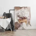 Картина на холсте Печатник 40038_02 "Девушка в пионах" 50x70 см