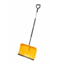 Лопата для уборки снега Offner 55 см x 160 см пластик с алюминиевым черенком
