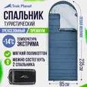 Спальный мешок Trek Planet Bristol Comfort левая молния цвет синий