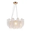 Люстра подвесная Arte Perfetto Luce 3326.3564-d450.h240.e14-5.g 5 ламп 10 м² цвет золотистый