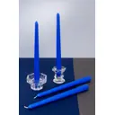 Набор античных свечей Crystal Trees "Морской воздух" высота 25 см цвет синий 4 шт