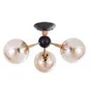 Люстра потолочная Arte lamp A4485pl-3bk 3 лампы 4 м² цвет черный
