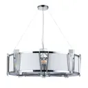 Люстра подвесная Arte lamp A4079lm-8cc 8 ламп 16 м² цвет хром
