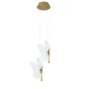 Светильник подвесной светодиодный Arte lamp A2187sp-2go 3 м² нейтральный белый свет цвет жёлтый/золотой