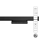 Трековый светильник линейный светодиодный Arte lamp A4686pl-1bk 12 Вт 3 м² цвет черный