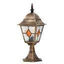 Столб уличный Arte lamp A1541fn-1bn 75 Вт E27 IP44 цвет основания коричневый 44 см