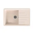 Врезная мойка Mixline 551109 75x49.50x19 см искусственный камень цвет бежевый