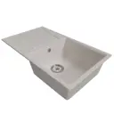 Врезная мойка Mixline ML-GM20 331 48x83x19 см искусственный камень цвет белый