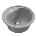 Врезная мойка Mixline ML-GM10 (310) NEW 44x44x18 см искусственный камень цвет серый