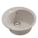Врезная мойка Mixline ML-GM11 (331) NEW 50x50x18 см искусственный камень цвет белый