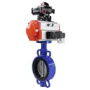 Затвор Dn.ru Ду80 Ру16 3" рычаг черный сталь D050-00286