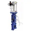 Задвижка шиберная межфланцевая Dn.ru Ду300 Ру6 12" рычаг черный углеродистая сталь D040-03106