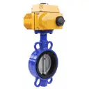 Затвор дисковый поворотный Dn.ru Ду80 Ру16 3" рычаг черный сталь D050-02257